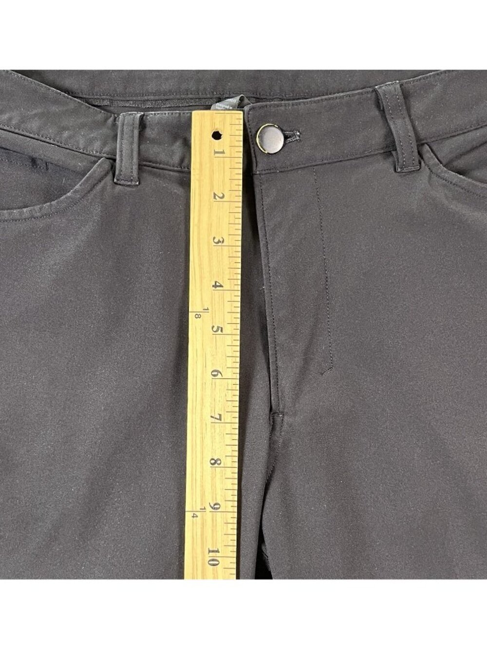 Lululemon ABC Pants Men's 34 Black Classic 5 Pockets Chino Golf - Picture 9 of 10